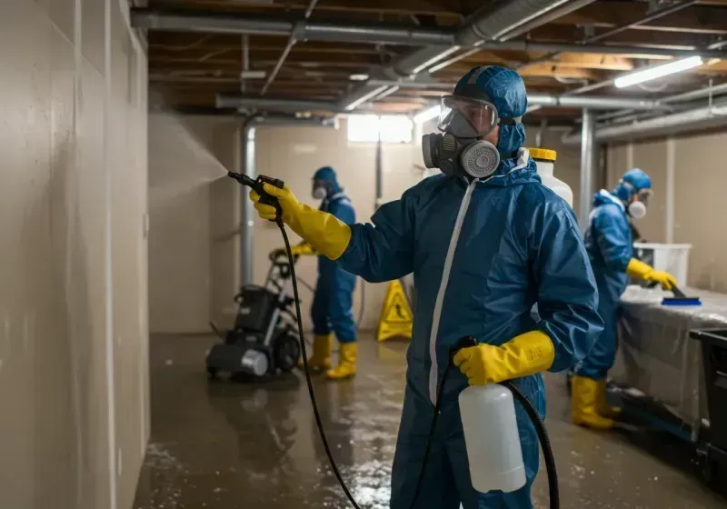 Basement Sanitization and Antimicrobial Treatment process in Thayer County, NE